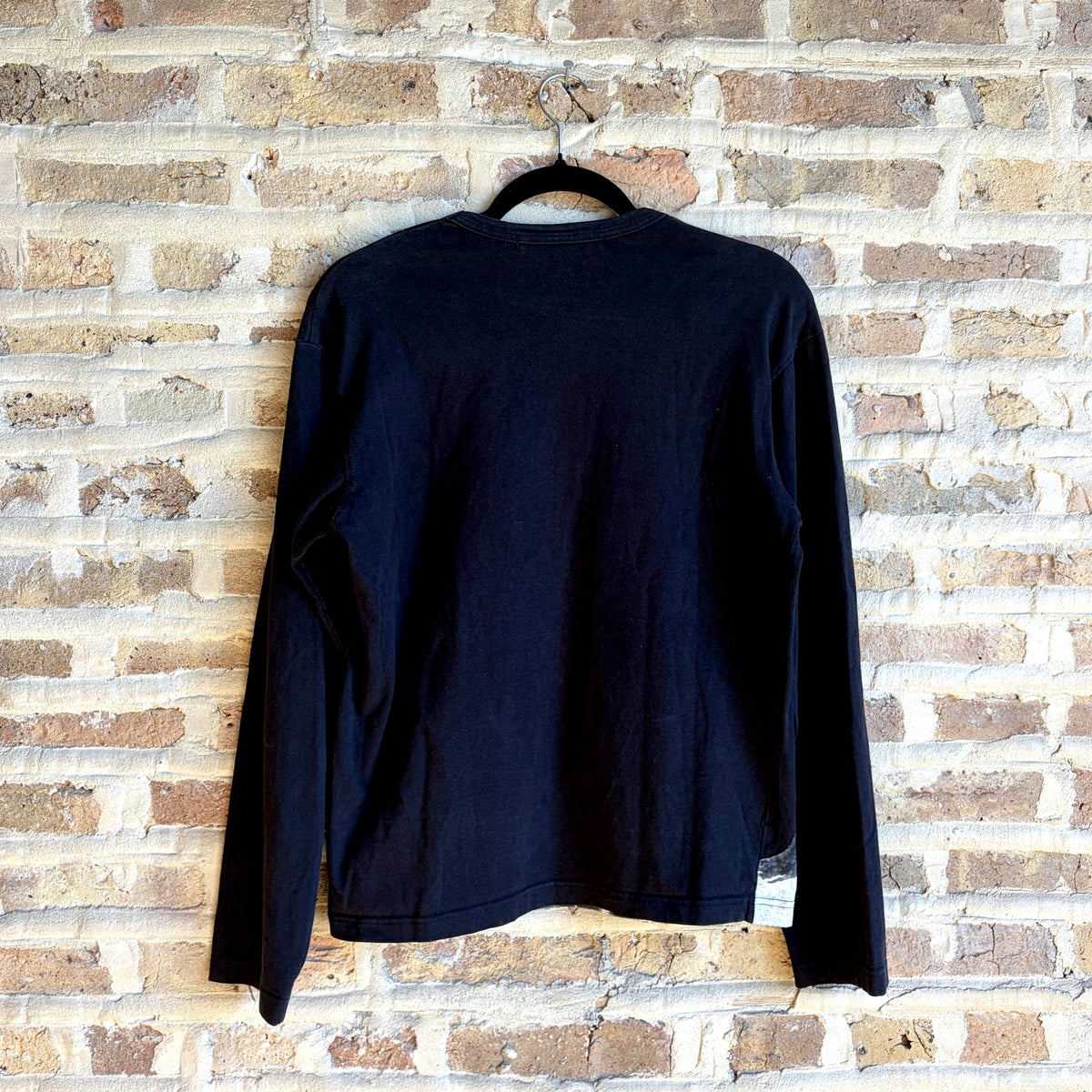 Comme des Garçons "Man On The Silver Mountain" Long Sleeve Tee – Black, Made in Japan, Size S