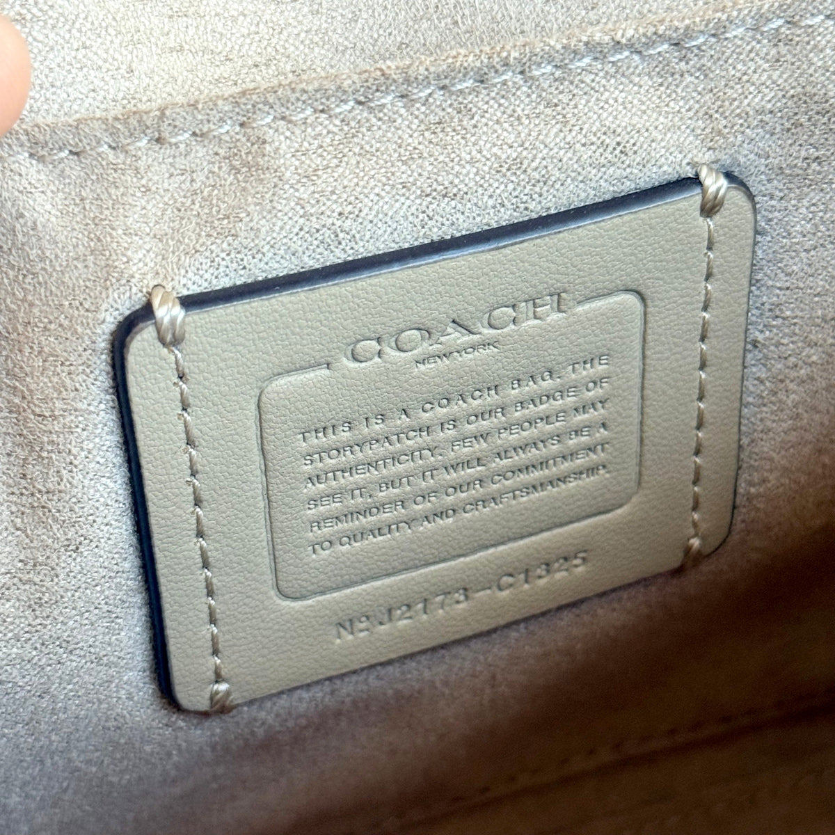 Coach Pepper Satchel in Signature Canvas with Snakeskin Detail – Khaki & Chalk, Style C1325
